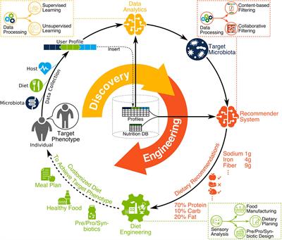 The Computational Diet: A Review of Computational Methods Across Diet, Microbiome, and Health